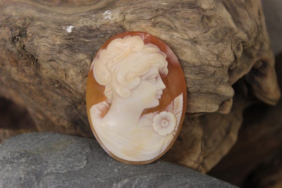 Victorian Cameo Shell 8.5 Grams Large Shell Cameo… - image 10