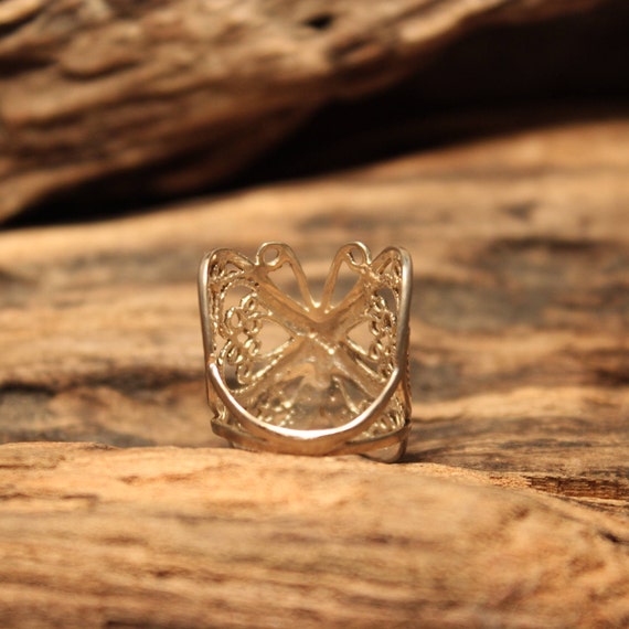 Vintage Sterling Silver Butterfly Ring Size 65 Vintage Butterfly Ring 42 Grams Silver Rings Vintage Sterling Silver Butterfly Rings