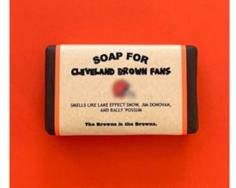 Cleveland Browns Soap: Funny Gift for Football Fans