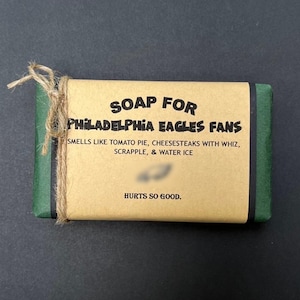 Philadelphia Eagles Gift - Philadelphia Eagles  Soap! Funny Gift - Unique Gift - Personalized gift  to celebrate Eagles fan!