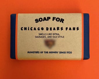 Chicago Bears Soap: Funny Gift for Football Fans