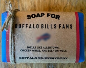 Buffalo Bills Soap! Funny Gift - Unique Gift - Personalized Gift for Buffalo Bills Fan