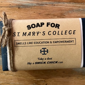 St Mary’s College  Soap - Belles Gift - Belles Soap - South Bend Indiana