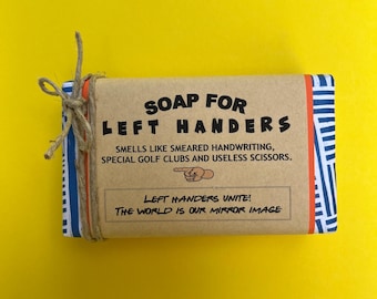 Funny Soap for Lefties: Jumbo All-Natural Wildflower Scent