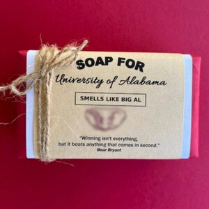 Alabama Soap - Bama Gift - Gift for Roll Tide Fans - University of Alabama