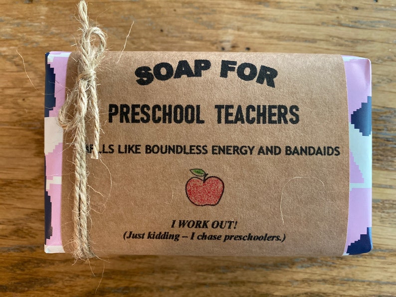 Preschool Teachers Soap Teacher Gift for Preschool Set Etsy