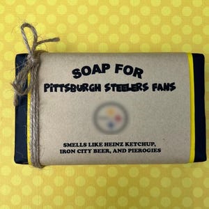 Pittsburgh Steelers Geschenk - Pittsburgh Steelers Seife! Lustiges Geschenk - Einzigartiges Geschenk - Personalisiertes Geschenk