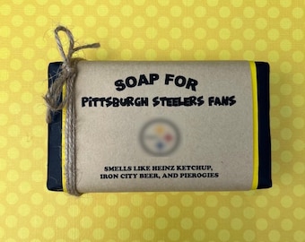 Pittsburgh Steelers Soap: Funny Fan Gift