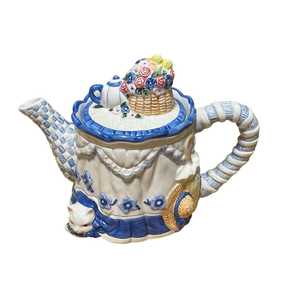 Avon Cat Teapot - Etsy