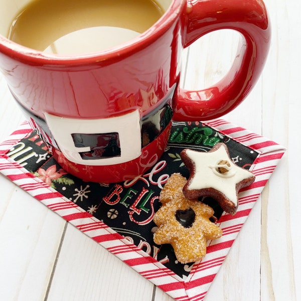 Christmas Mug Rug - Etsy