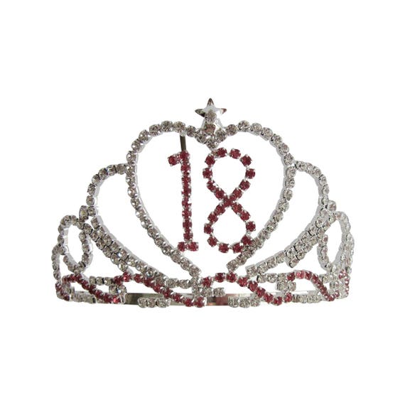 Personalised Crown Tiara Rhinestone Diamante Embellished Hoodie Gift for Girls