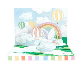 A New Arrival Music Box Card