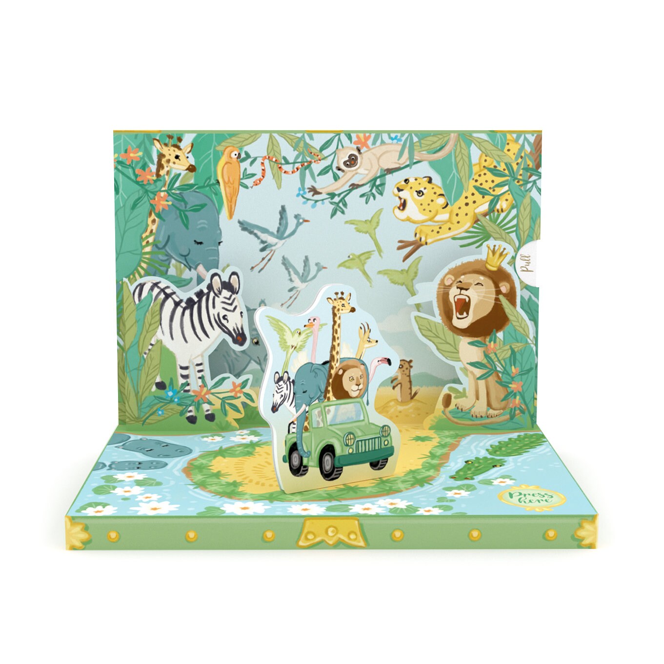 Jungle Animal Card - Etsy UK Jungle Animal Card - Etsy UK