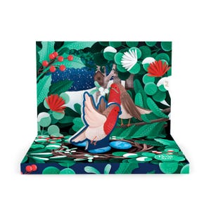 Sinfonie der Natur: Die Robins Music Box Card