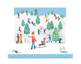 Personalised Let it Snow Music Box Card
