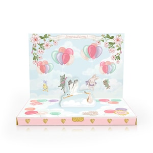 Gepersonaliseerd It's a Girl Music Box-kaart
