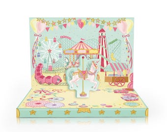 Personalised Fun at the Fair Music Box Card