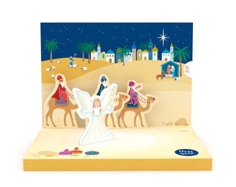 Personalised The Little Town of Bethlehem Music Box Card