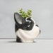 Ceramic Frenchie Dog Planter - Vase Statue Plant French Bulldog ...