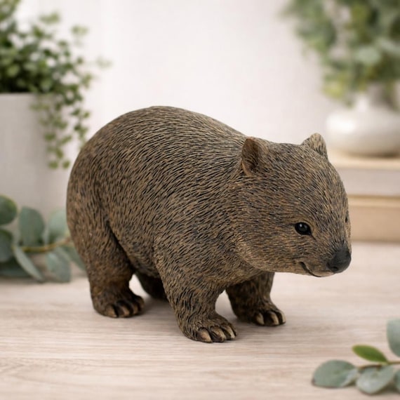 Mini Wombat Australian Native Marsupial Ornament Figurine – 9cm - Etsy