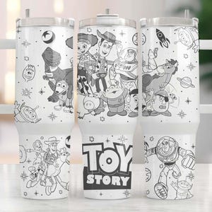 Cartoon Characters 40oz Tumbler Svg, Cartoon Tumbler 40oz Png, Movies Characters 40oz Tumbler Wrap, 40oz Quencher Tumbler, Digital Download