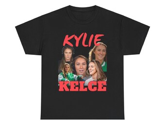 Camiseta unisex de algodón grueso estilo bootleg vintage de Kylie Kelce