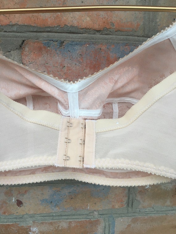 Vintage Light Pink Cotton Bra, Soviet Vintage Lingerie, Cotton Lingerie -   Denmark