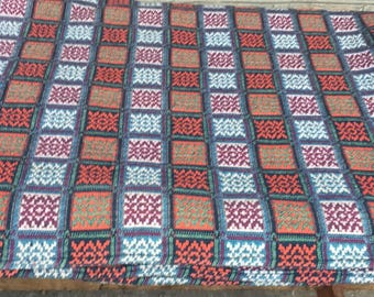 Vintage Fabric For Traditional Ukrainian folk skirt plahta Ethnic costume Antique Tapestry Cotton Measures 55' (140cm )*71'(180cm) Gift