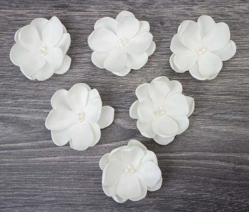 Fabric Flowers Applique Flowers Sew on Flowers Etsy