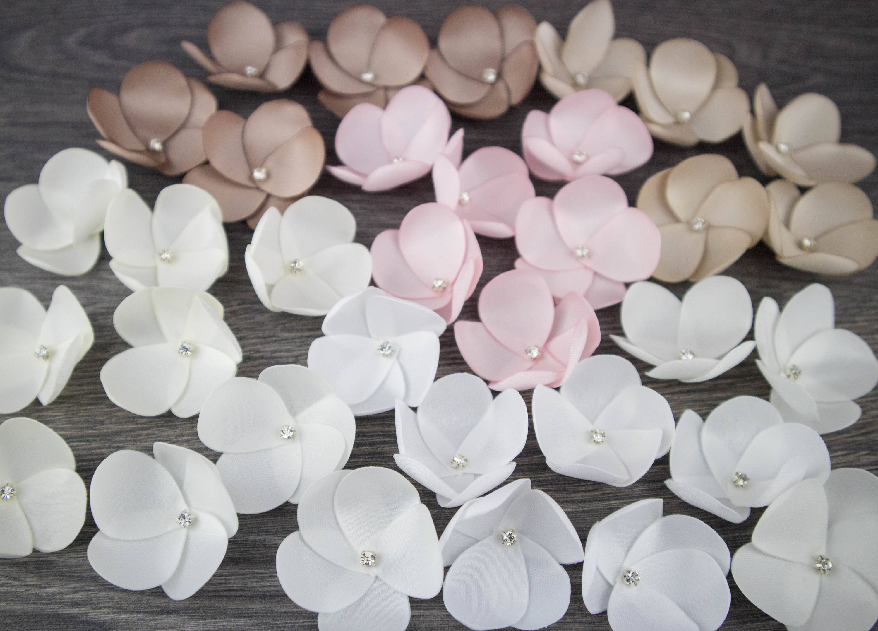 Ivory Hair Flowers White Hair Flowers Cream Hair Flowers Etsy UK