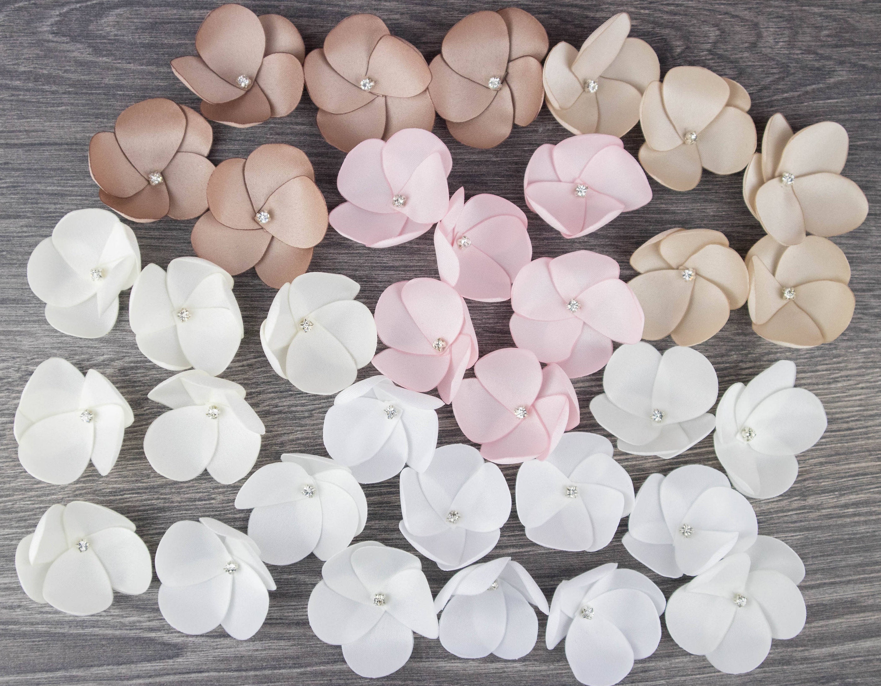 Ivory Hair Flowers White Hair Flowers Cream Hair Flowers Etsy UK