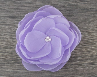 Lilac Wedding - Lilac Hair Clip - Lilac Hair Flower - Lavender Bridesmaids - Lilac Flower Girls - Purple Hair Clip - Lilac Flower Brooch