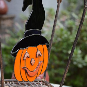 Celebrate Awesome Pumpkin Suncatcher, Make Someone Very Happy with Him 10 1/2 L and 7 1/2 W, Free Shipping for the Holidays image 5