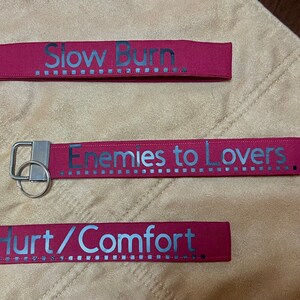 AO3 Tag Car Keys Wristlet Lanyard, Slow Burn, Enemies to Lovers, Slow Burn, Kudos Archive Of Our Own image 3