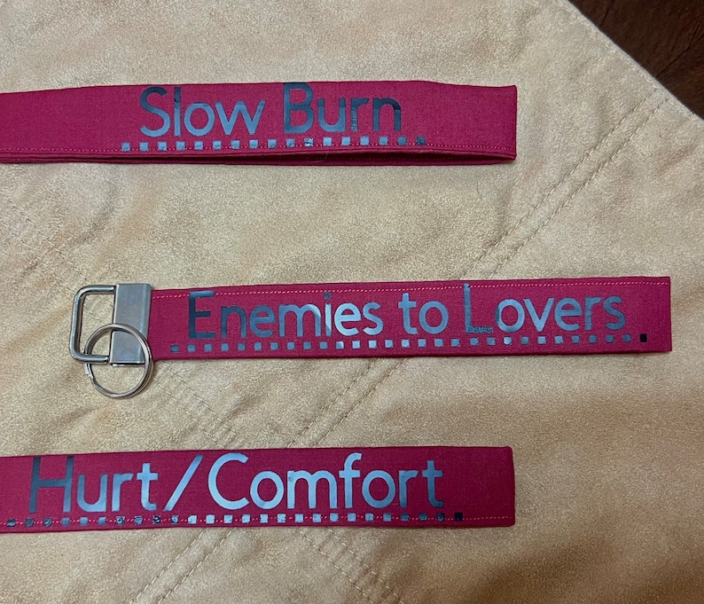AO3 Tag Car Keys Wristlet Lanyard, Slow Burn, Enemies to Lovers, Slow Burn, Kudos Archive Of Our Own image 3