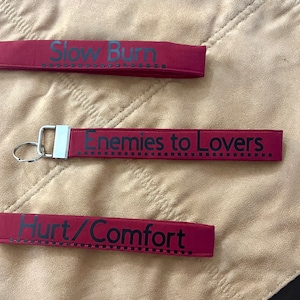AO3 Tag Car Keys Wristlet Lanyard, Slow Burn, Enemies to Lovers, Slow Burn, Kudos Archive Of Our Own image 2