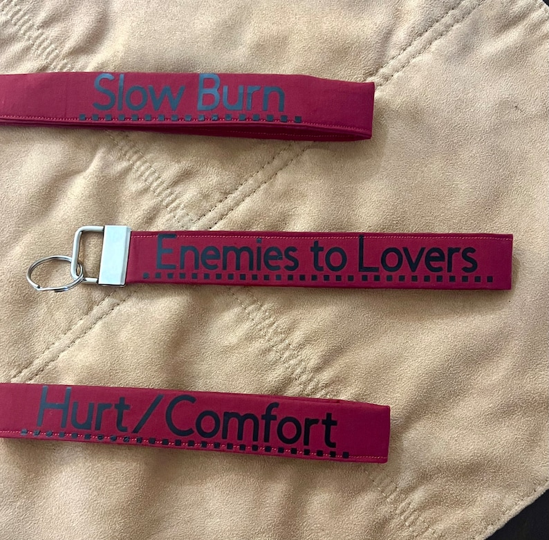 AO3 Tag Car Keys Wristlet Lanyard, Slow Burn, Enemies to Lovers, Slow Burn, Kudos Archive Of Our Own image 2
