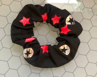 Winter Soldier and Stars Srunchie Hair Accessory Gift For Marvel Fans