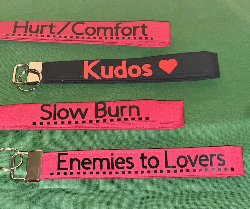 AO3 Tag Car Keys Wristlet Lanyard, Slow Burn, Enemies to Lovers, Slow Burn, Kudos Archive Of Our Own image 1