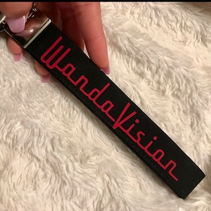 WandaVision Key Fob Keychain Lanyard Wristlet