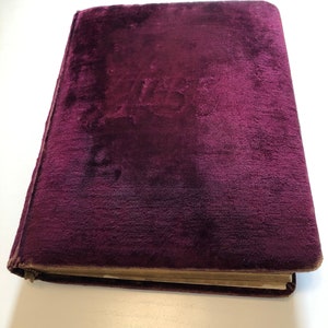Victorian Photo Album With 72 Photos - Dark Red Velvet - Cabinet Cards - CDV Carte de Visite - Tin Types - Little Gems