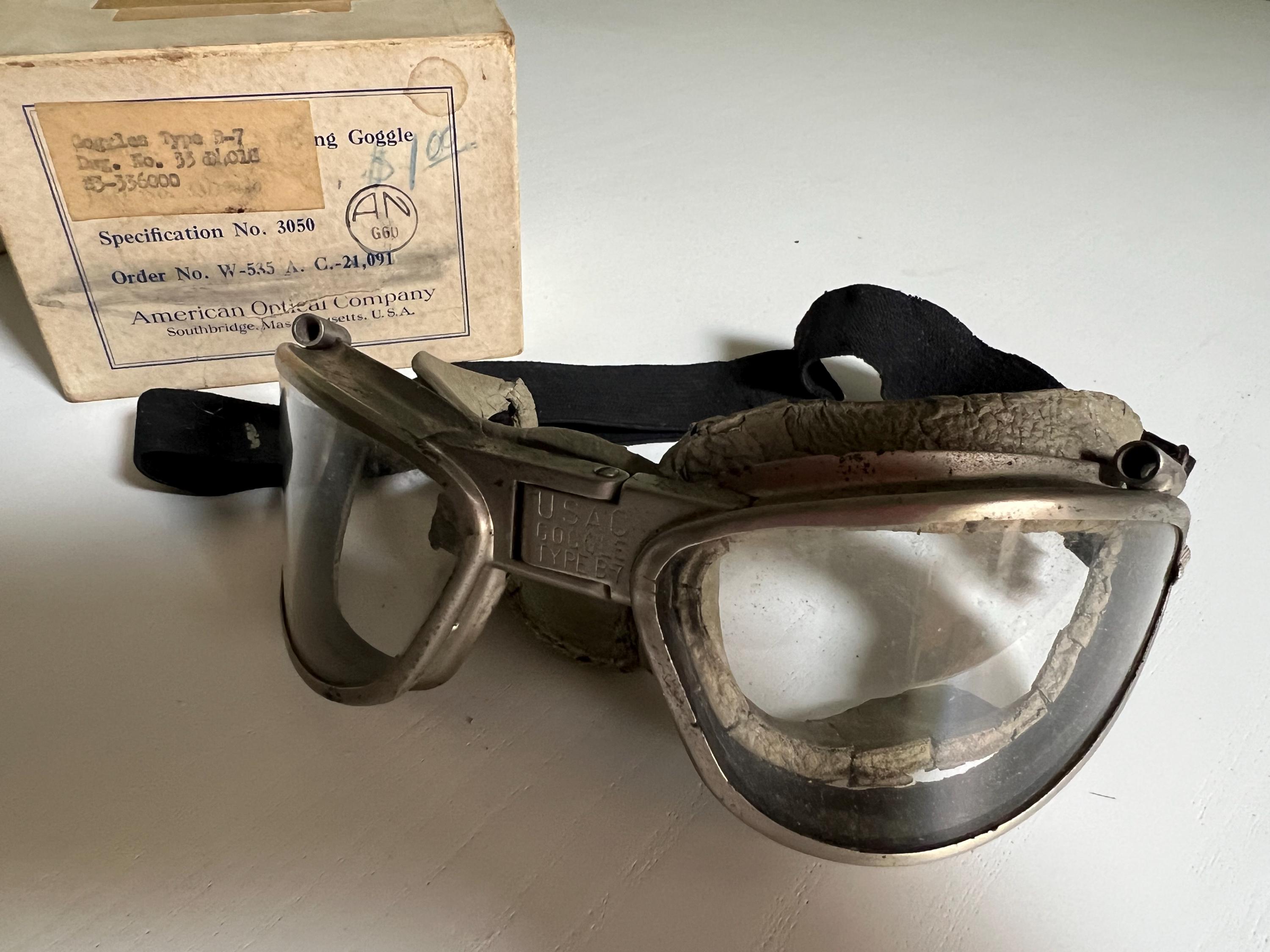Wwii Flying Goggles - Etsy