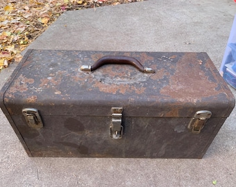 Vintage Kennedy K-20 Machinists Single-Handle Toolbox Patina  20” USA