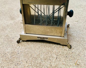 Rare Antique Haber “The Visible Toaster” With Pyrex Windows 1920s