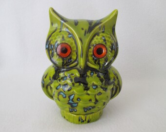 Image Detail For Vintage Metal Owl Figurine Mesmerizing Eyes From Corrnucopia Vintage Metal Metal Owl