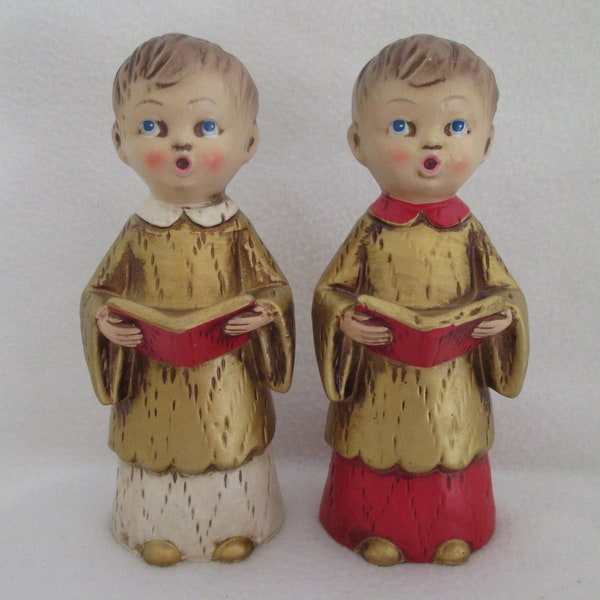 Vintage Choir Singers Made In Japan Mid Century Choir Decor Christmas Choir Decor Choir Figurines Choir Boys Composite Blend