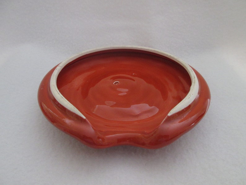 Vintage Soup Tureen With Lid USA Pottery Burnt Orange Coiled Etsy