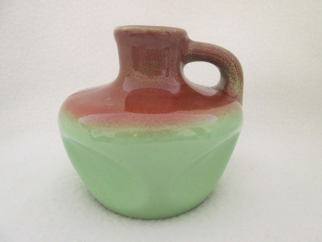 Vintage Emkay Candle Pottery Candleholder Jug Candleholder Fall
