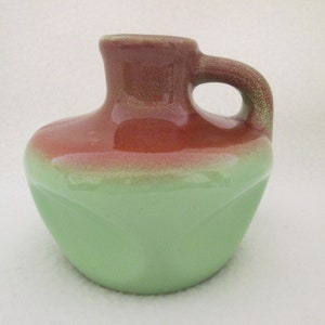 Vintage Emkay Candle Pottery Candleholder Jug Candleholder Fall Candleholder Syracuse New York
