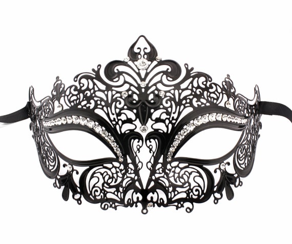 New Masquerade Mask Metal Filigree CrownLaser Cut Masquerade | Etsy